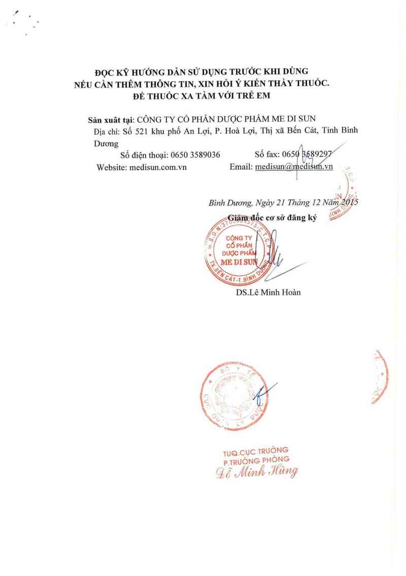 thông tin, cách dùng, giá thuốc Bibiso Tab - ảnh 3