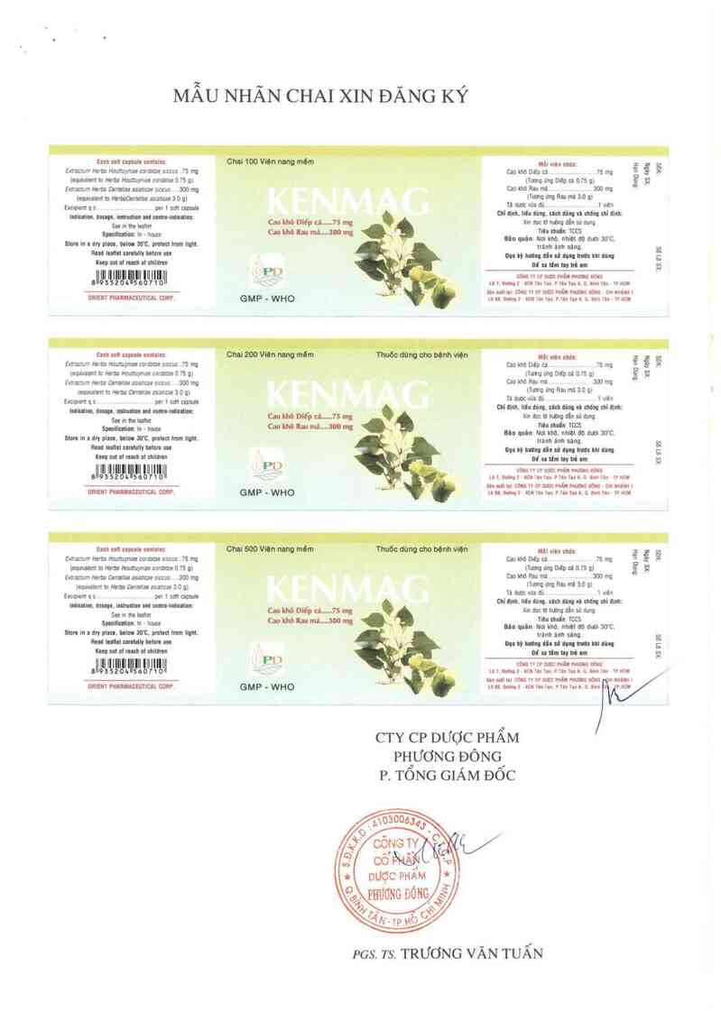 thông tin, cách dùng, giá thuốc Kenmag - ảnh 1