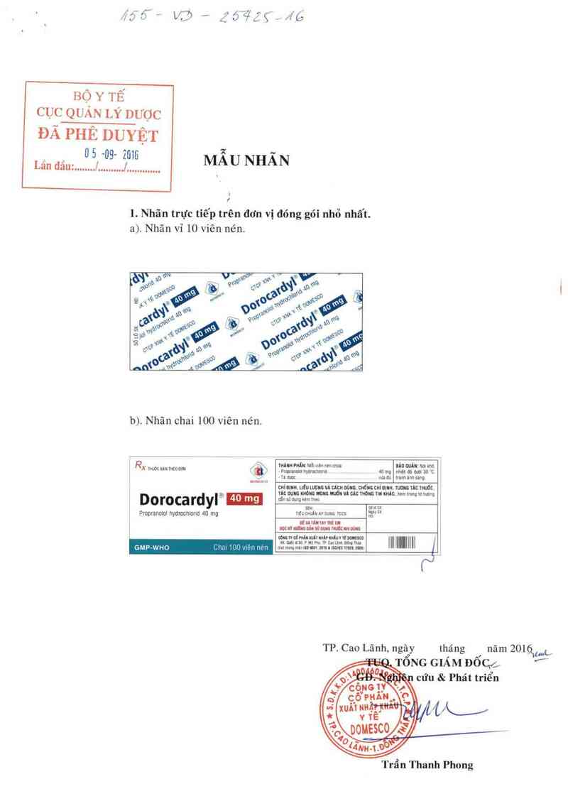 thông tin, cách dùng, giá thuốc Dorocardyl 40 mg - ảnh 0