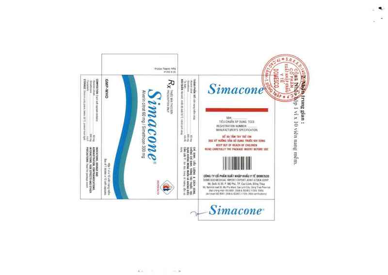 thông tin, cách dùng, giá thuốc Simacone - ảnh 1