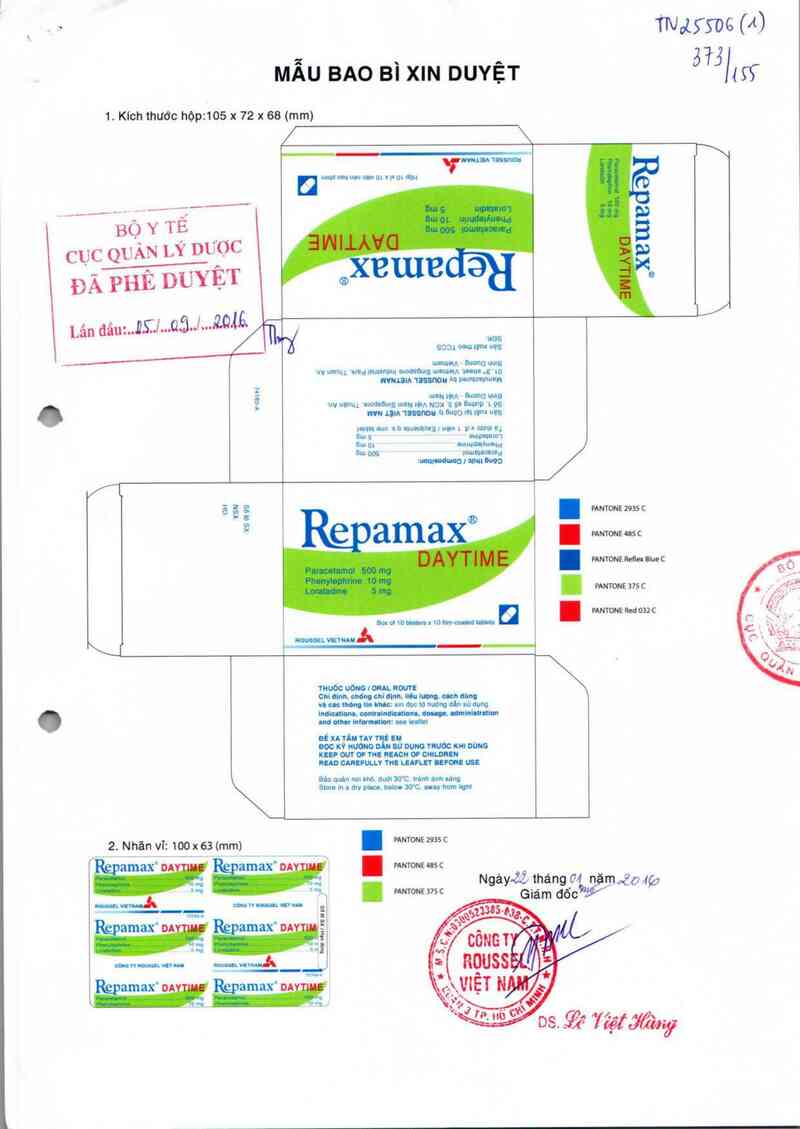 thông tin, cách dùng, giá thuốc Repamax daytime - ảnh 0