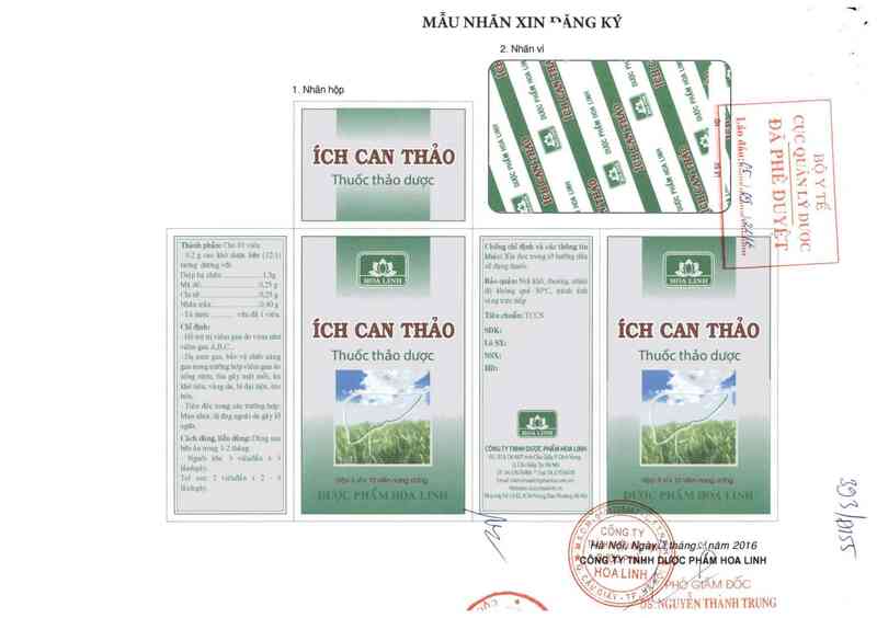 thông tin, cách dùng, giá thuốc Ích can thảo - ảnh 0