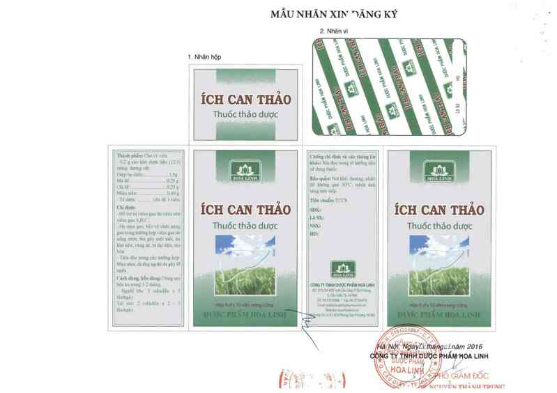 thông tin, cách dùng, giá thuốc Ích can thảo - ảnh 1