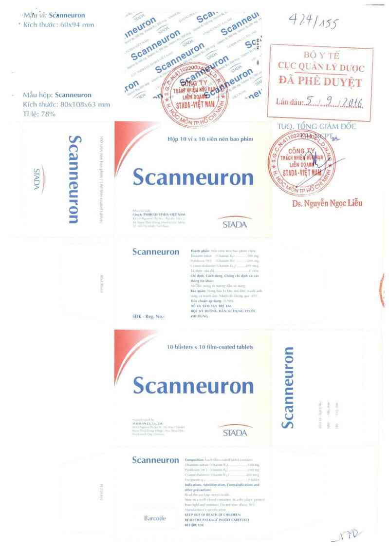 thông tin, cách dùng, giá thuốc Scanneuron - ảnh 0