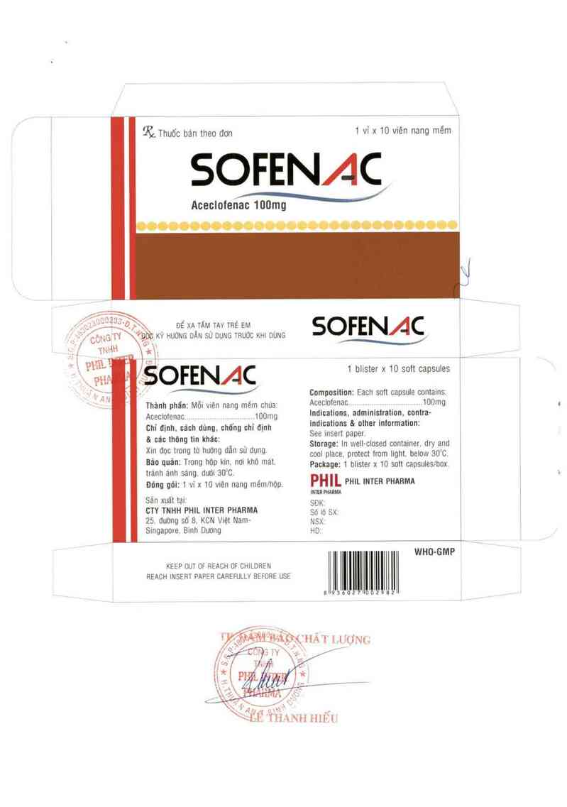 thông tin, cách dùng, giá thuốc Sofenac - ảnh 1