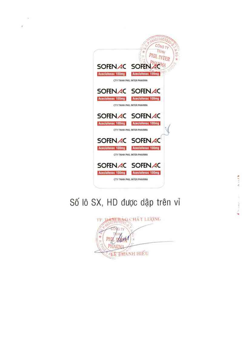 thông tin, cách dùng, giá thuốc Sofenac - ảnh 2