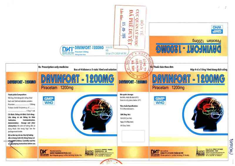 thông tin, cách dùng, giá thuốc Davinfort-1200 mg - ảnh 0