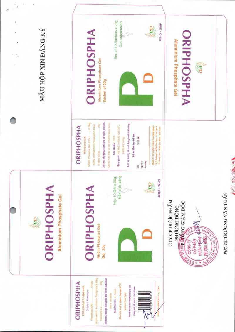 thông tin, cách dùng, giá thuốc Oriphospha - ảnh 1