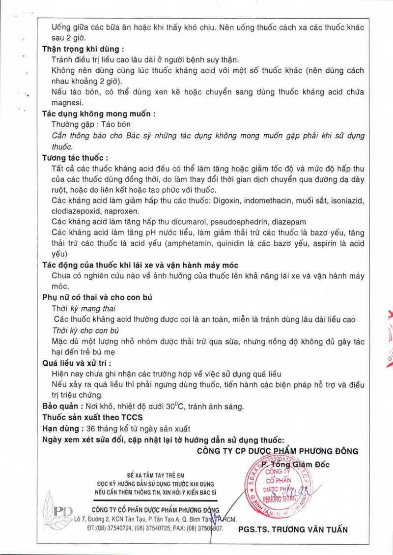 thông tin, cách dùng, giá thuốc Oriphospha - ảnh 5