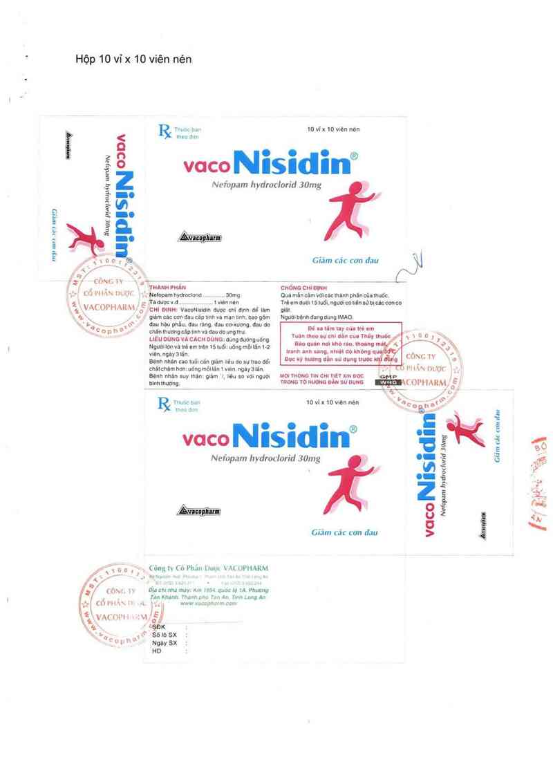 thông tin, cách dùng, giá thuốc Vaconisidin - ảnh 1