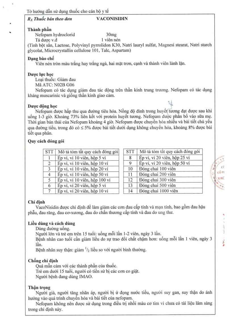 thông tin, cách dùng, giá thuốc Vaconisidin - ảnh 14
