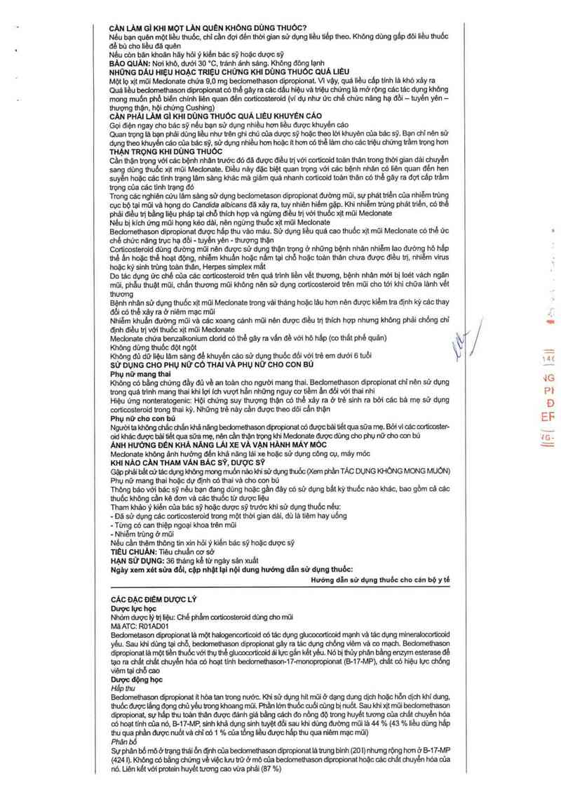 thông tin, cách dùng, giá thuốc Meclonate - ảnh 2