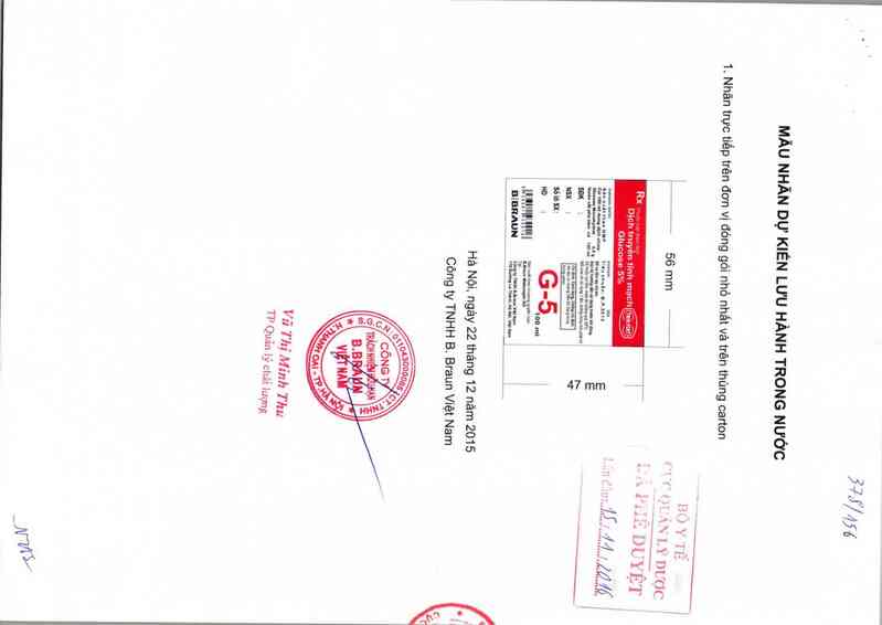 thông tin, cách dùng, giá thuốc Glucose 5% - ảnh 0