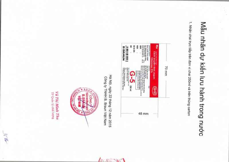 thông tin, cách dùng, giá thuốc Glucose 5% - ảnh 1