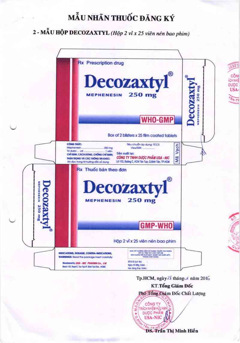 thông tin, cách dùng, giá thuốc Decozaxtyl - ảnh 1