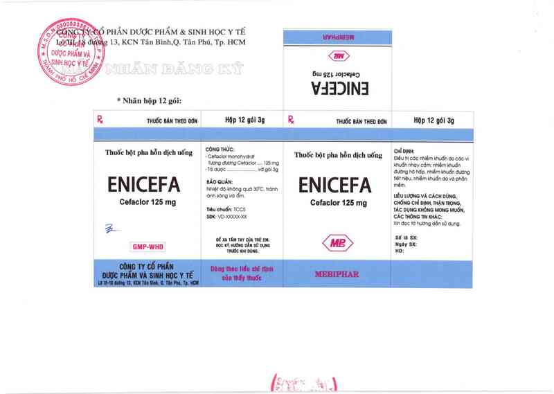 thông tin, cách dùng, giá thuốc Enicefa - ảnh 1
