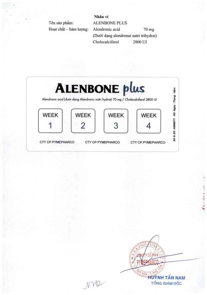 thông tin, cách dùng, giá thuốc Alenbone Plus - ảnh 1