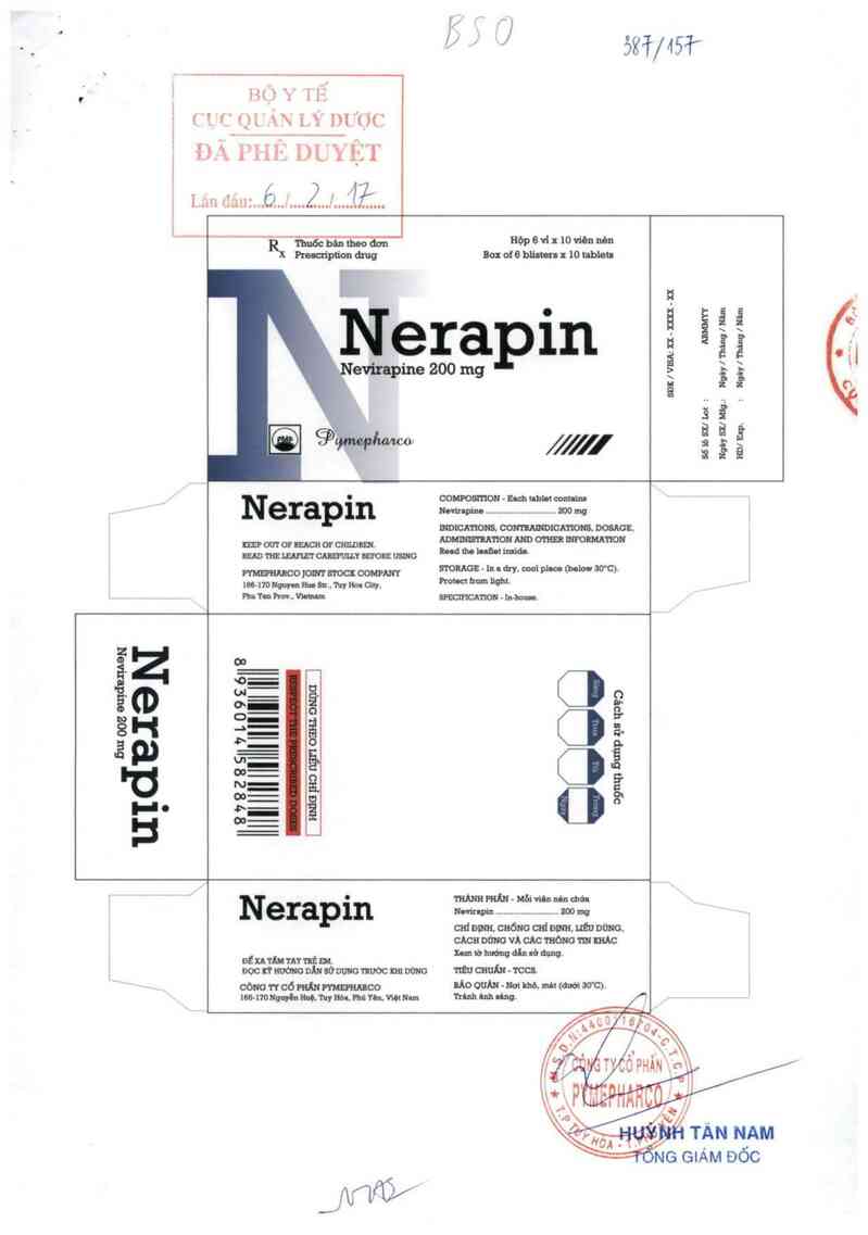 thông tin, cách dùng, giá thuốc Nerapin - ảnh 0