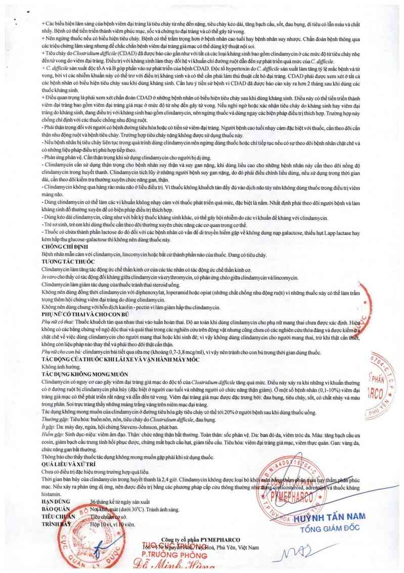 thông tin, cách dùng, giá thuốc Pyclin 300 - ảnh 3