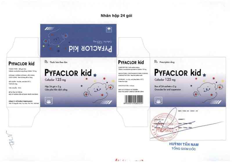 thông tin, cách dùng, giá thuốc Pyfaclor Kid - ảnh 2