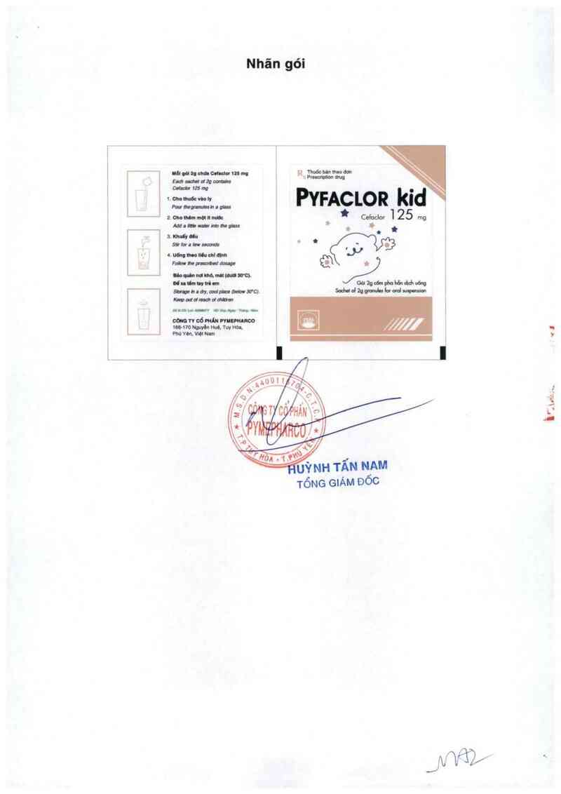 thông tin, cách dùng, giá thuốc Pyfaclor Kid - ảnh 3