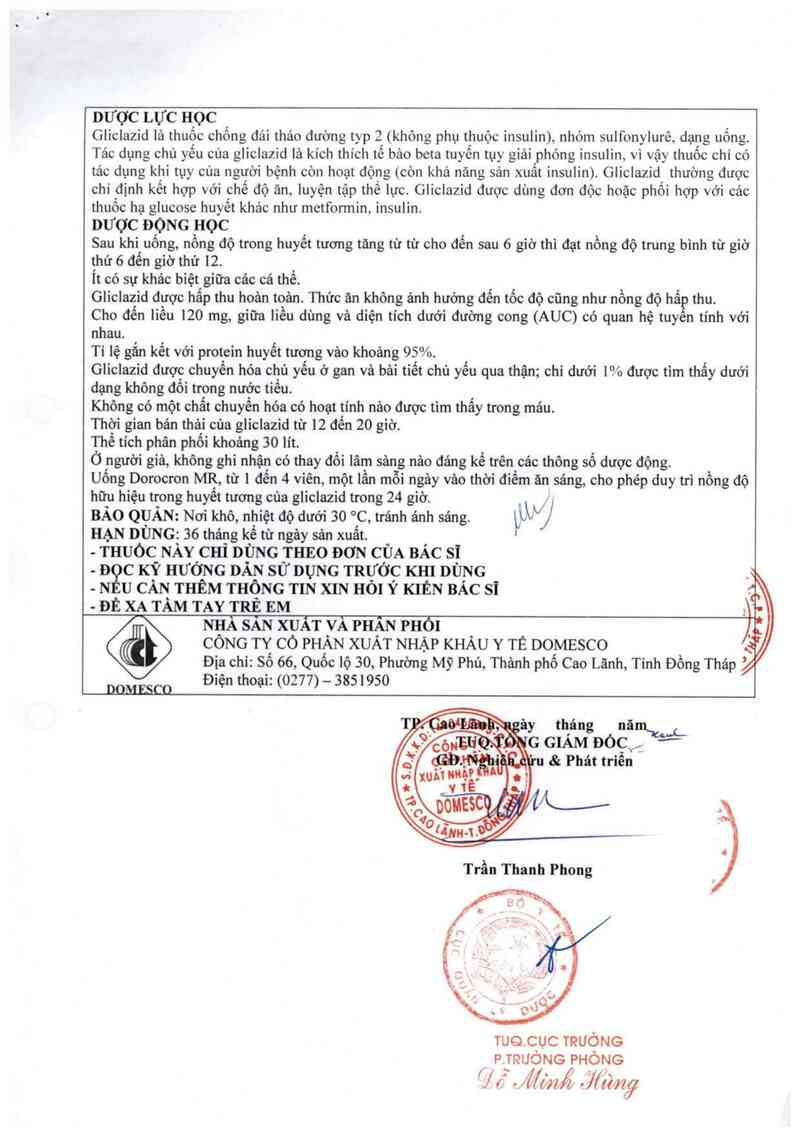thông tin, cách dùng, giá thuốc Dorocron MR 30 mg - ảnh 5