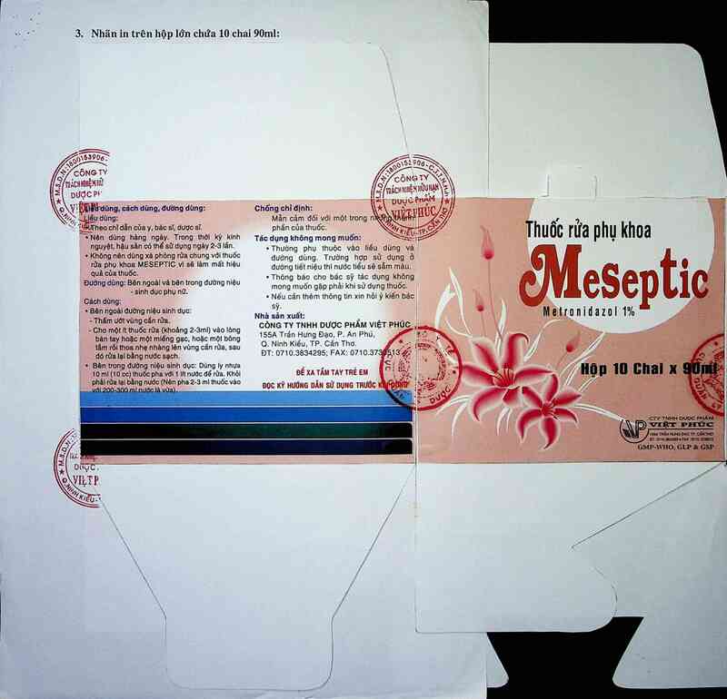 thông tin, cách dùng, giá thuốc Thuốc rửa phụ khoa Meseptic - ảnh 2