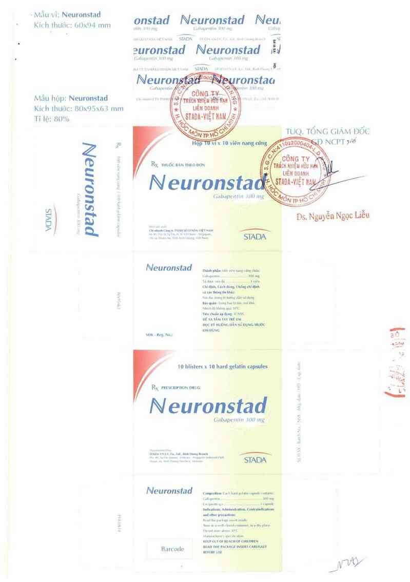 thông tin, cách dùng, giá thuốc Neuronstad - ảnh 1