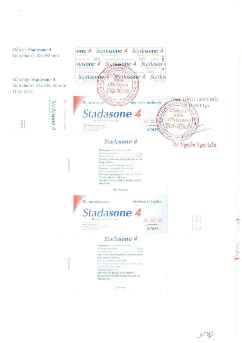thông tin, cách dùng, giá thuốc Stadasone 4 - ảnh 2