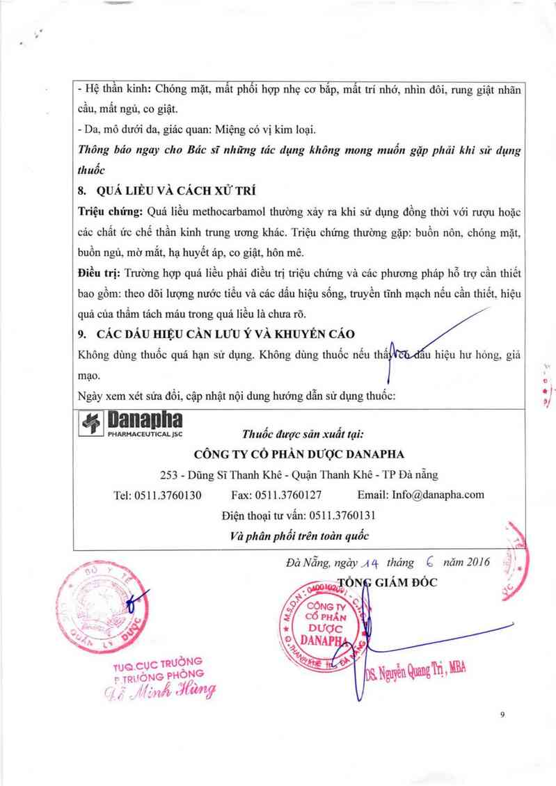 thông tin, cách dùng, giá thuốc Methopil - ảnh 7