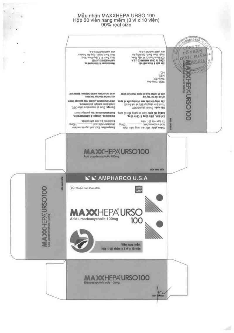 thông tin, cách dùng, giá thuốc Maxxhepa urso 100 - ảnh 2