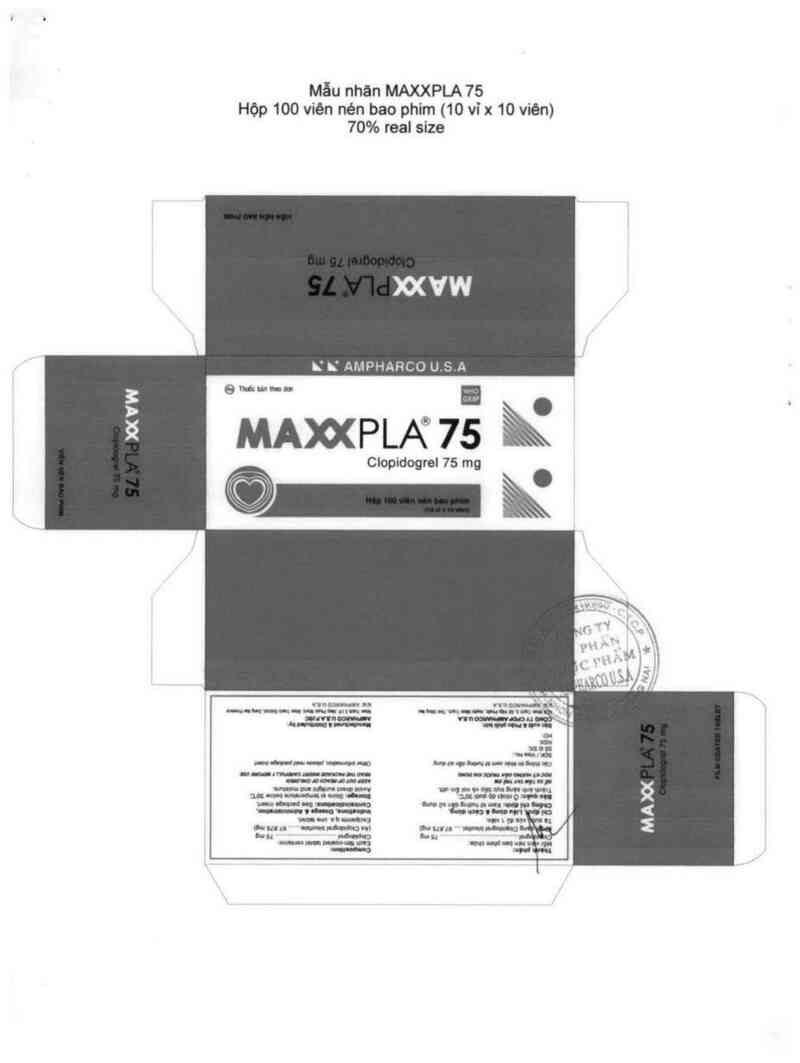 thông tin, cách dùng, giá thuốc Maxxpla 75 - ảnh 2