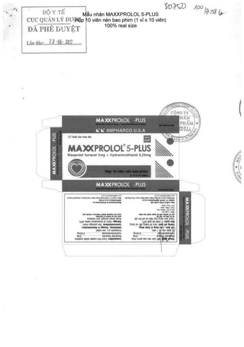 thông tin, cách dùng, giá thuốc Maxxprolol 5 - plus - ảnh 0