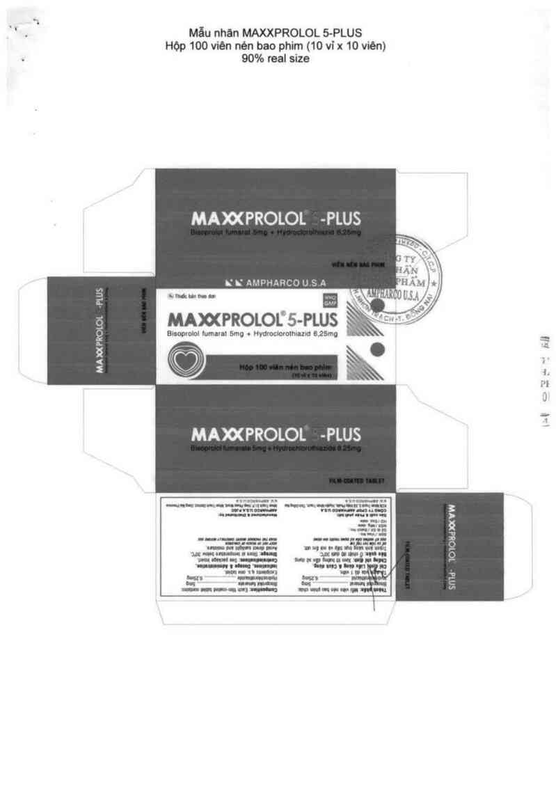 thông tin, cách dùng, giá thuốc Maxxprolol 5 - plus - ảnh 2