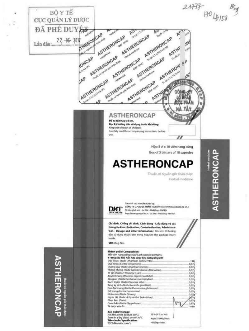 thông tin, cách dùng, giá thuốc Astheroncap - ảnh 0