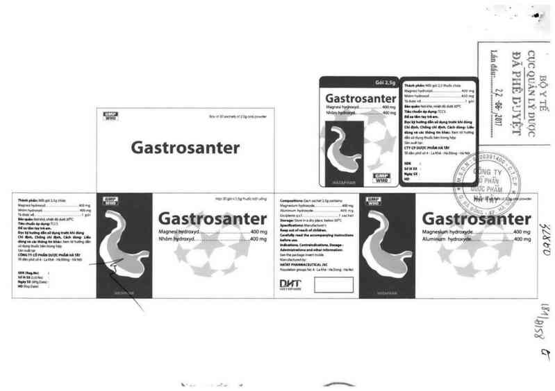 thông tin, cách dùng, giá thuốc Gastrosanter - ảnh 0
