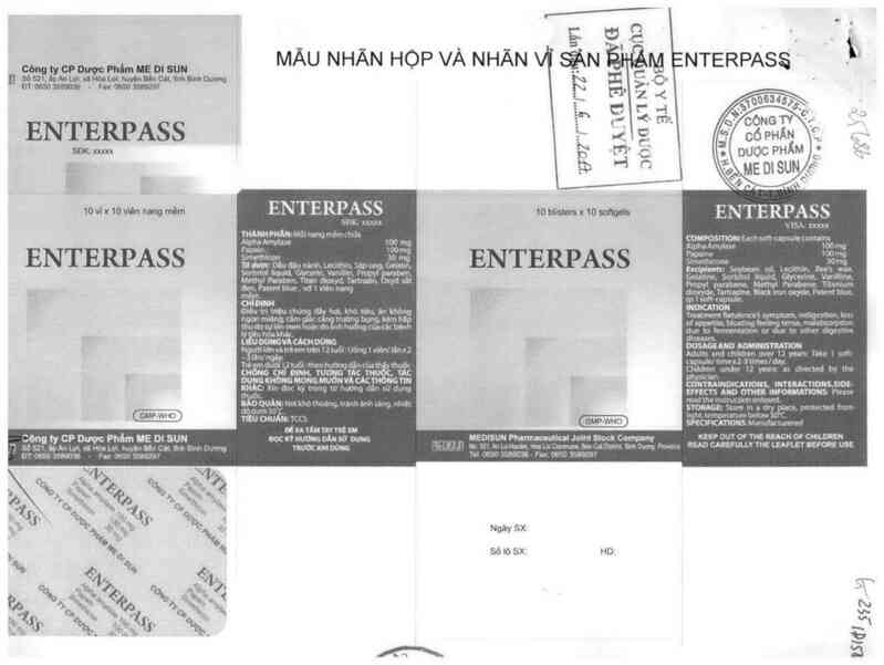 thông tin, cách dùng, giá thuốc Enterpass - ảnh 0