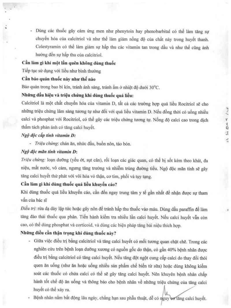 thông tin, cách dùng, giá thuốc Rocitriol - ảnh 5