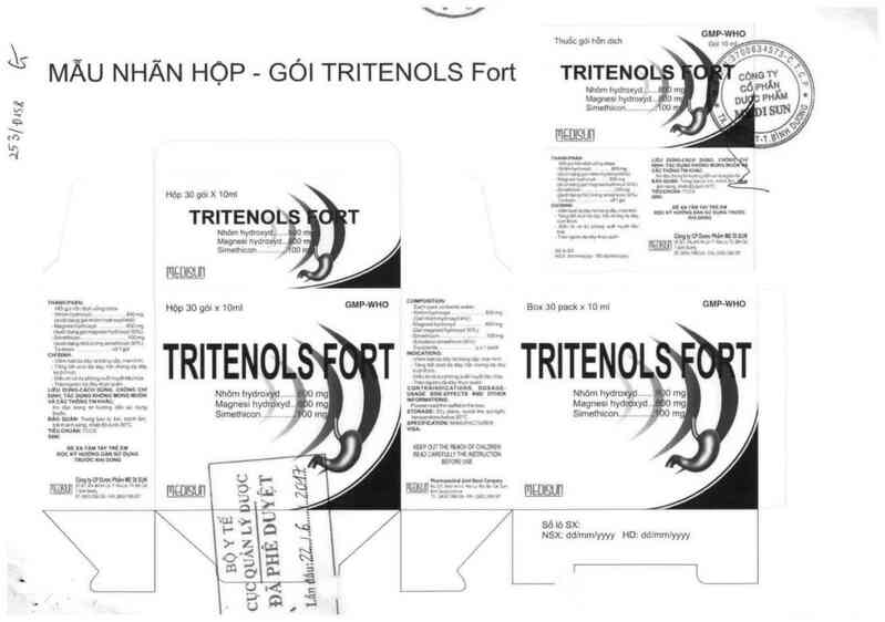 thông tin, cách dùng, giá thuốc Tritenols fort - ảnh 0