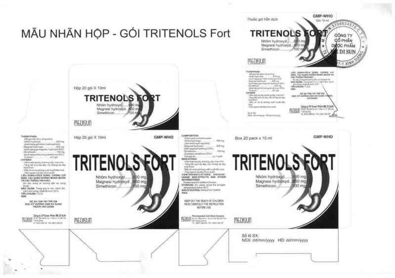 thông tin, cách dùng, giá thuốc Tritenols fort - ảnh 1