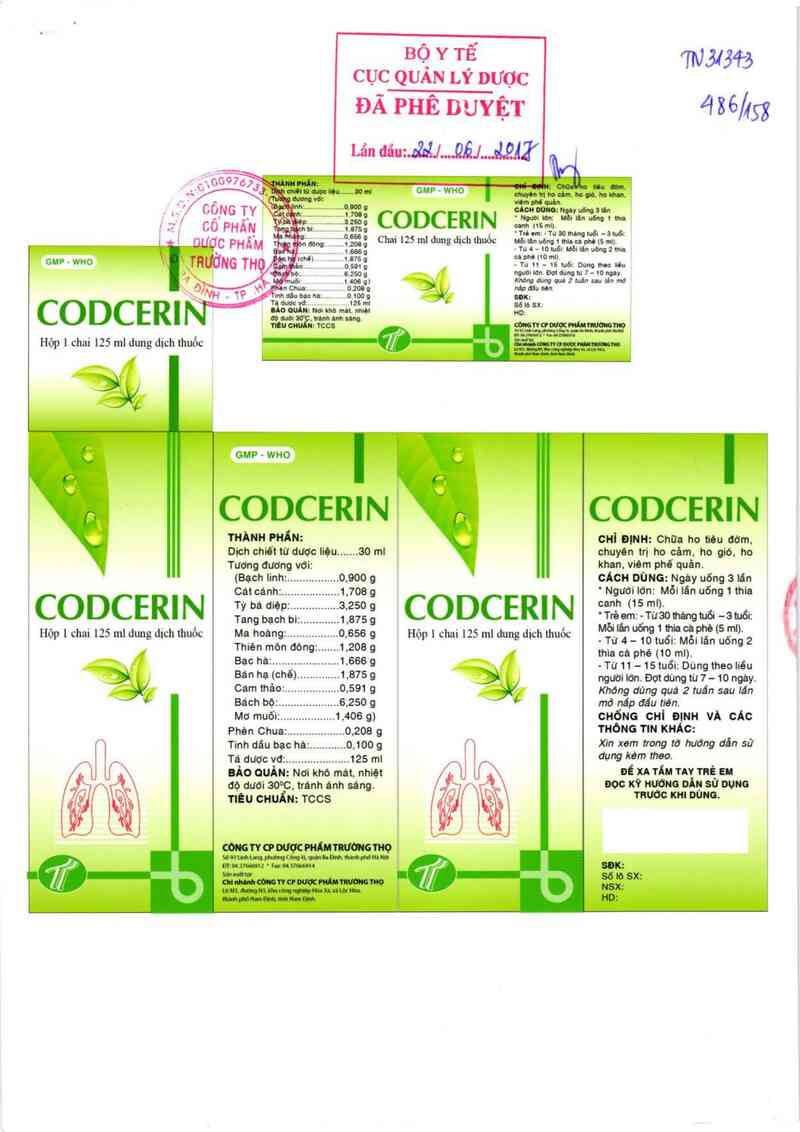 thông tin, cách dùng, giá thuốc Codcerin - ảnh 0