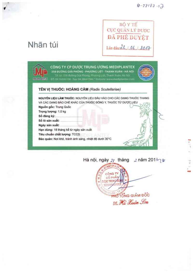 thông tin, cách dùng, giá thuốc Hoàng cầm - ảnh 0