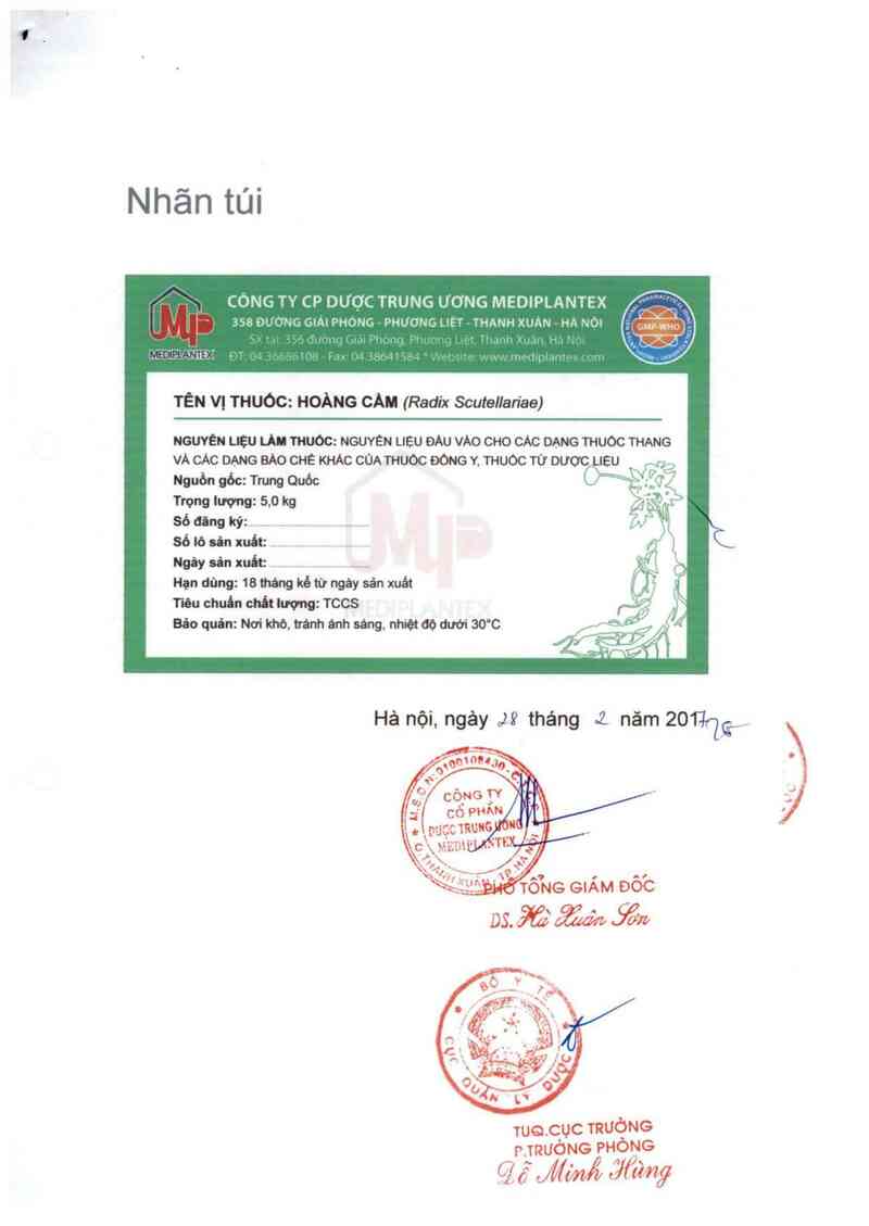 thông tin, cách dùng, giá thuốc Hoàng cầm - ảnh 2