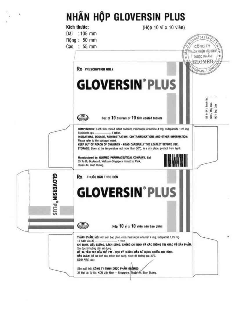 thông tin, cách dùng, giá thuốc Gloversin Plus - ảnh 3