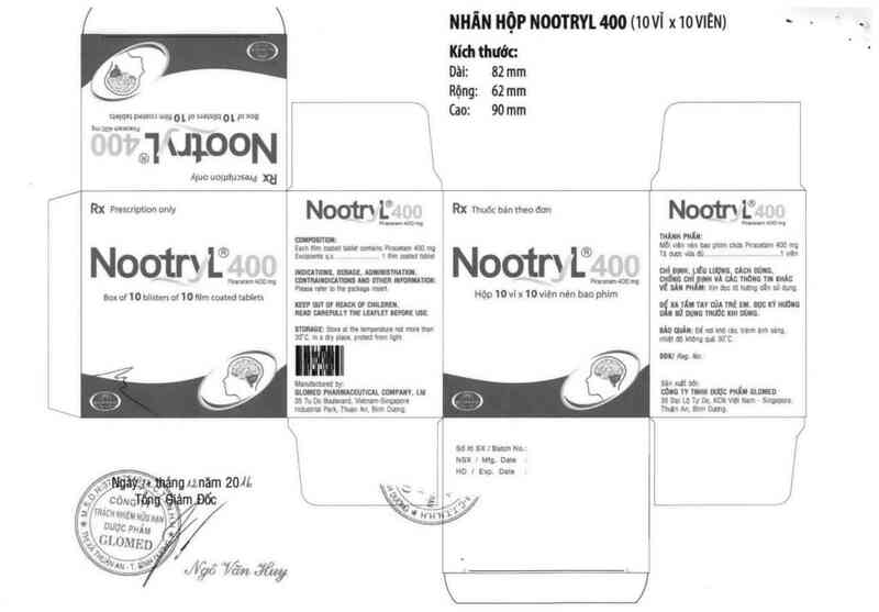 thông tin, cách dùng, giá thuốc Nootryl 400 - ảnh 2