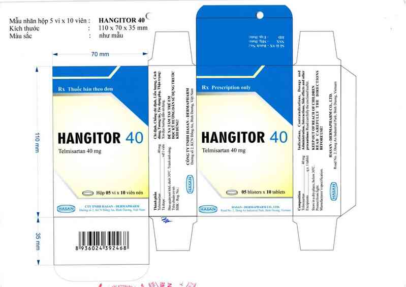 thông tin, cách dùng, giá thuốc Hangitor 40 - ảnh 1
