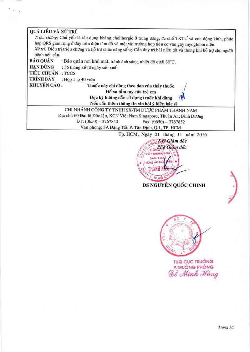thông tin, cách dùng, giá thuốc Promethazin - ảnh 3