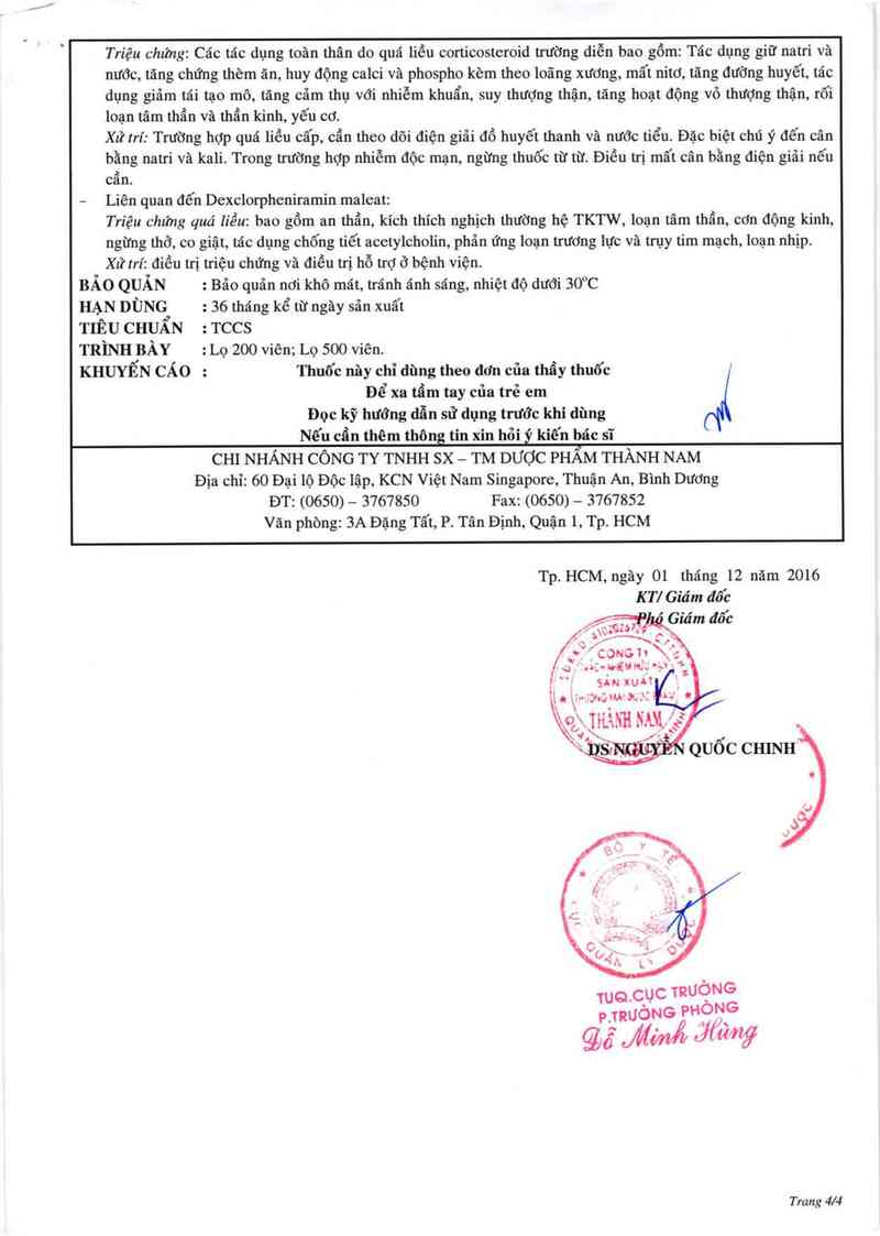 thông tin, cách dùng, giá thuốc Tanacelest - ảnh 4