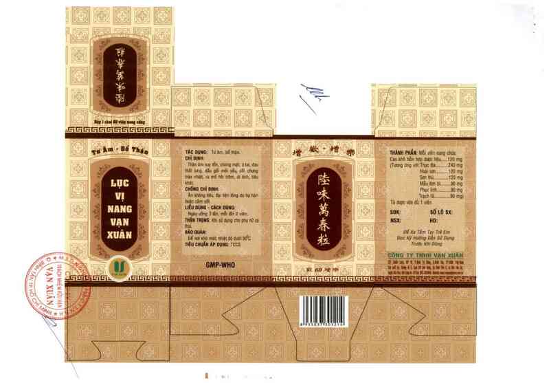 thông tin, cách dùng, giá thuốc Lục vị nang Vạn Xuân - ảnh 3