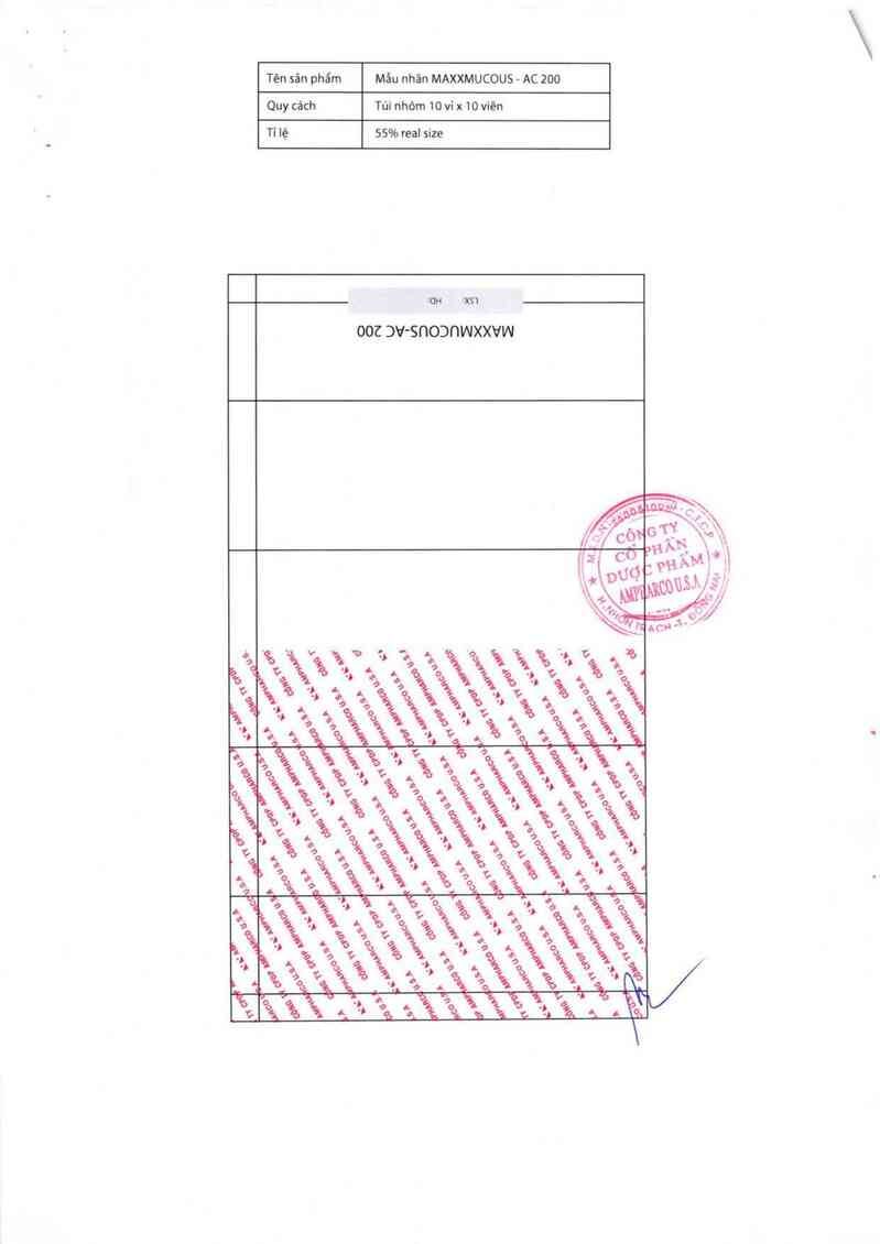 thông tin, cách dùng, giá thuốc Maxxmucous-AC 200 - ảnh 5